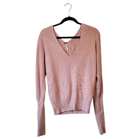 Free People Sweaters - Free People Women's Light Pink Cashmere Blend Sweater Size M